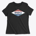 Woodville Alabama Diamond Star Women's Cotton T-Shirt additional view 1