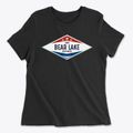 Bear Lake Wisconsin Diamond Star Women's Cotton T-Shirt additional view 1