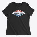 Santa Ana Pueblo New Mexico Diamond Star Women's Cotton T-Shirt additional view 1