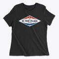 De Tour Village Michigan Diamond Star Women's Cotton T-Shirt additional view 1