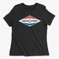 Sarasota Springs Florida Diamond Star Women's Cotton T-Shirt additional view 1
