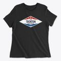 Trenton North Carolina Diamond Star Women's Cotton T-Shirt additional view 1
