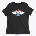 Kelly North Carolina Diamond Star Women's Cotton T-Shirt additional view 1