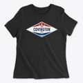 Covington Texas Diamond Star Women's Cotton T-Shirt additional product view 1