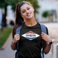 Covington Texas Diamond Star Women's Cotton T-Shirt additional product view 2