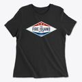 Fire Island New York Diamond Star Women's Cotton T-Shirt additional view 1