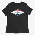 Jenera Ohio Diamond Star Women's Cotton T-Shirt additional view 1