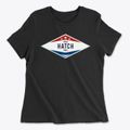 Hatch Utah Diamond Star Women's Cotton T-Shirt additional product view 1