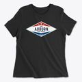 Auburn West Virginia Diamond Star Women's Cotton T-Shirt additional view 1