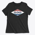 Englewood Ohio Diamond Star Women's Cotton T-Shirt additional view 1