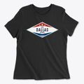 Dallas Georgia Diamond Star Women's Cotton T-Shirt additional view 1