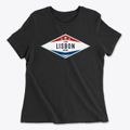 Lisbon Maine Diamond Star Women's Cotton T-Shirt additional view 1
