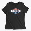 St. Stephens North Carolina Diamond Star Women's Cotton T-Shirt additional view 1