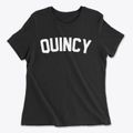 Quincy Wisconsin Classic Curve Women's Cotton T-Shirt additional view 1