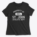St. John Missouri Athletic Dept Women's Cotton T-Shirt additional view 1