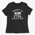 Etna Ohio Athletic Dept Women's Cotton T-Shirt additional product view 1