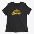 Sparta Michigan Sublime Sunset Women's Cotton T-Shirt additional view 1