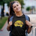 Sully Iowa Sublime Sunset Women's Cotton T-Shirt additional product view 2
