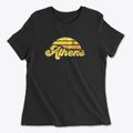 Athens Vermont Sublime Sunset Women's Cotton T-Shirt additional product view 1