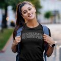 Springfield Massachusetts Trendy Block Women's Cotton T-Shirt additional view 2