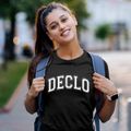 Declo Idaho Varsity Women's Cotton T-Shirt additional product view 2