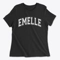 Emelle Alabama Varsity Women's Cotton T-Shirt additional view 1