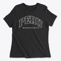 Peru Massachusetts Inline Women's Cotton T-Shirt additional product view 1