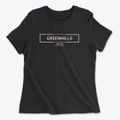 Greenhills Ohio Artbox Women's Cotton T-Shirt additional product view 1