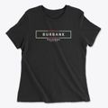 Burbank Oklahoma Artbox Women's Cotton T-Shirt additional product view 1