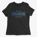 Kingston Tennessee Horizon Women's Cotton T-Shirt additional view 1