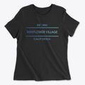 Mayflower Village California Horizon Women's Cotton T-Shirt additional view 1