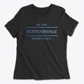 Montoursville Pennsylvania Horizon Women's Cotton T-Shirt additional view 1