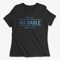 Au Sable New York Horizon Women's Cotton T-Shirt additional view 1