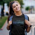 Memphis Texas Horizon Women's Cotton T-Shirt additional product view 2