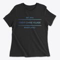 Chevy Chase Village Maryland Horizon Women's Cotton T-Shirt additional view 1