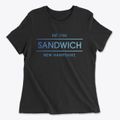 Sandwich New Hampshire Horizon Women's Cotton T-Shirt additional view 1