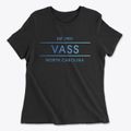 Vass North Carolina Horizon Women's Cotton T-Shirt additional view 1