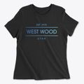 West Wood Utah Horizon Women's Cotton T-Shirt additional view 1