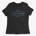 Chebeague Island Maine Horizon Women's Cotton T-Shirt additional view 1