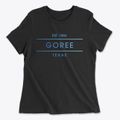 Goree Texas Horizon Women's Cotton T-Shirt additional product view 1