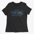 Fort Mill South Carolina Horizon Women's Cotton T-Shirt additional view 1