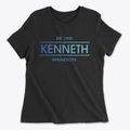 Kenneth Minnesota Horizon Women's Cotton T-Shirt additional product view 1