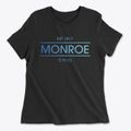 Monroe Ohio Horizon Women's Cotton T-Shirt additional product view 1