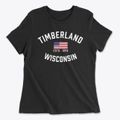 Timberland Wisconsin Patriot Women's Cotton T-Shirt additional view 1