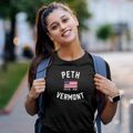 Peth Vermont Patriot Women's Cotton T-Shirt additional product view 2