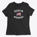 Quentin Mississippi Patriot Women's Cotton T-Shirt additional view 1