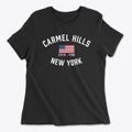 Carmel Hills New York Patriot Women's Cotton T-Shirt additional view 1