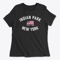 Indian Park New York Patriot Women's Cotton T-Shirt additional view 1