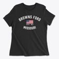 Browns Ford Missouri Patriot Women's Cotton T-Shirt additional view 1