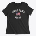 Judge Town Idaho Patriot Women's Cotton T-Shirt additional view 1